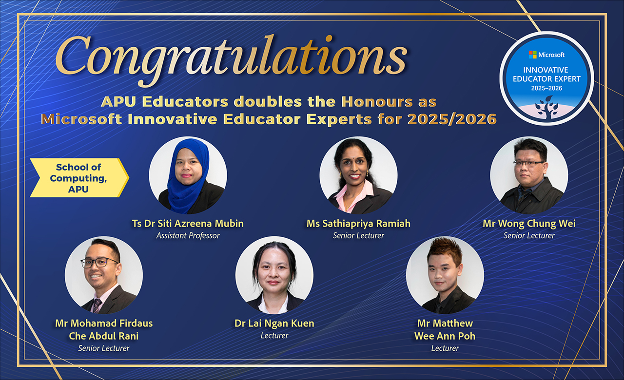 APU Educators doubles the Honours as Microsoft Innovative Educator